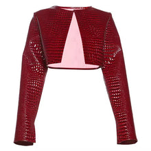 Load image into Gallery viewer, “Red Robin” Snakeskin Jacket
