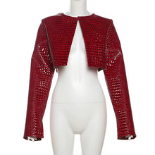 Load image into Gallery viewer, “Red Robin” Snakeskin Jacket
